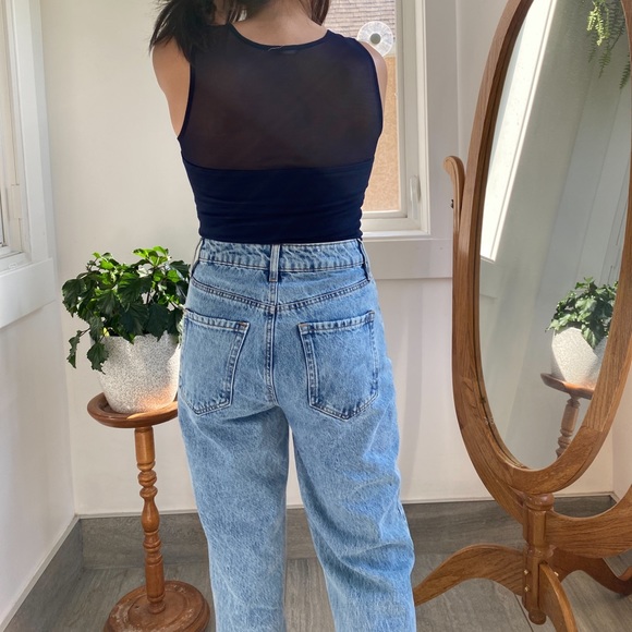 Mesh top tank top - Picture 3 of 5